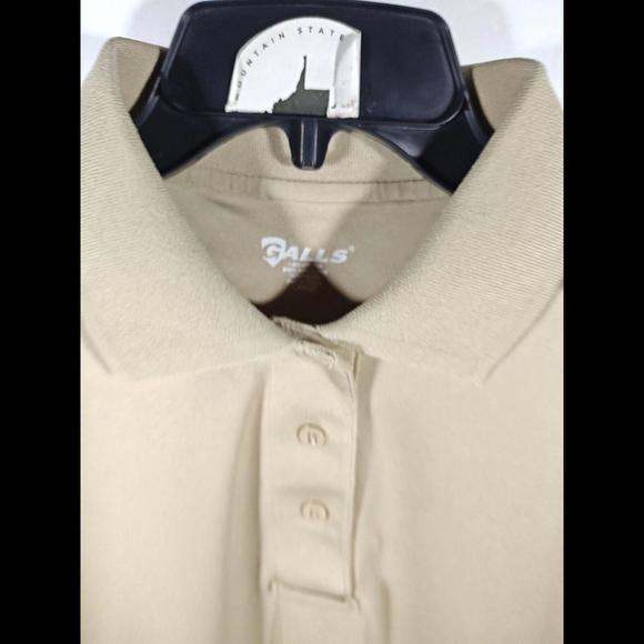 Galls Women's Tac Force Lightweight Long Sleeve Polo Large Beige NWOT - Picture 5 of 6
